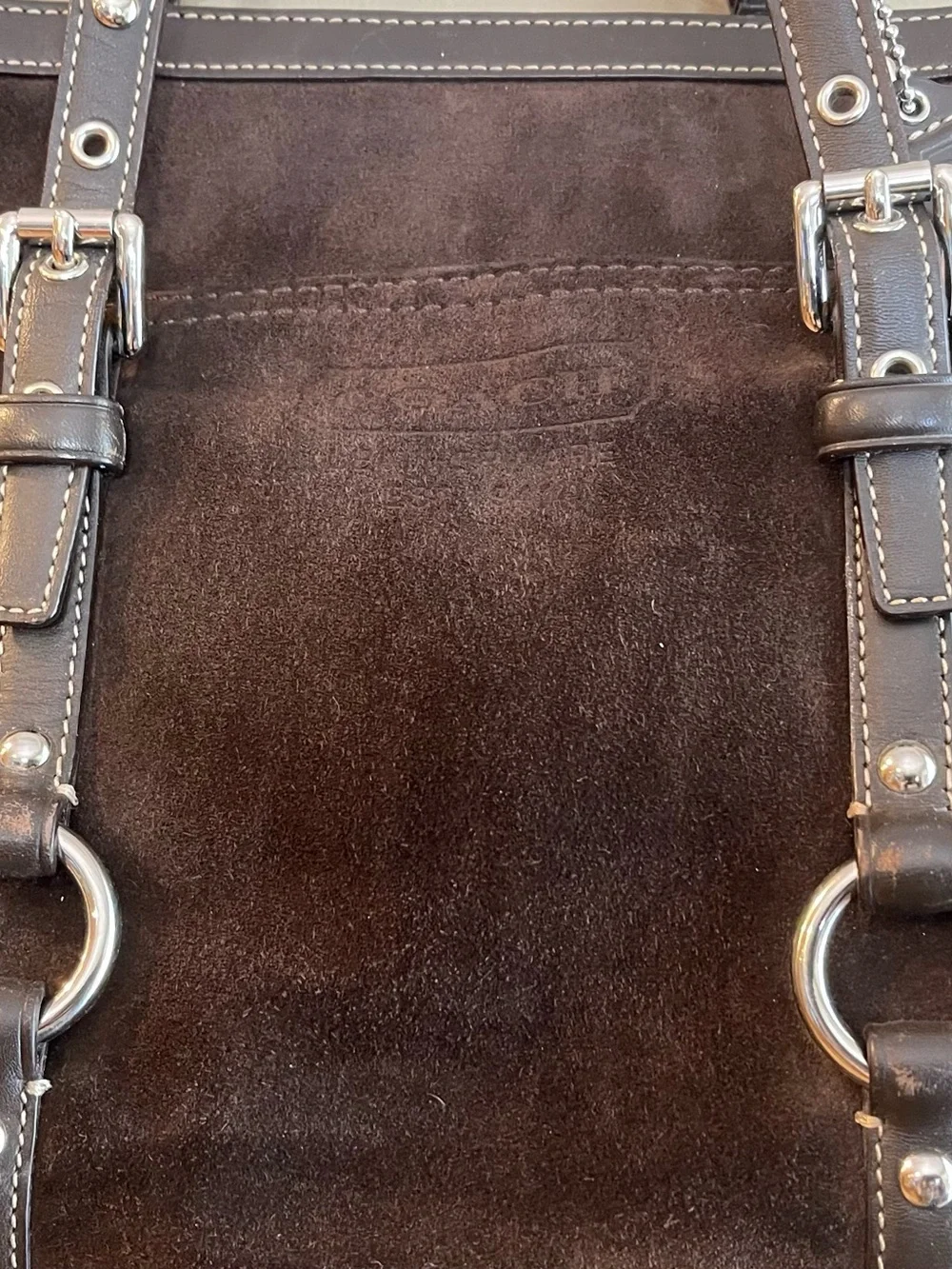 Coach hamptons suede